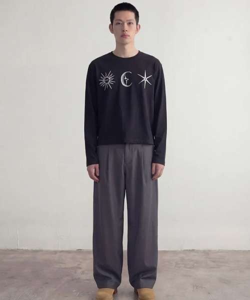 SAINTPAIN(セイントペイン)の「【UNISEX】SAINTPAIN/フォーチュンクロップ長袖T(Tシャツ/カットソー・レディース・グレー/ホワイト/ブラック・MEDIUM/LARGE)」の12枚目の写真