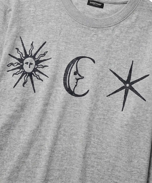 SAINTPAIN(セイントペイン)の「【UNISEX】SAINTPAIN/フォーチュンクロップ長袖T(Tシャツ/カットソー・レディース・グレー/ホワイト/ブラック・MEDIUM/LARGE)」の7枚目の写真