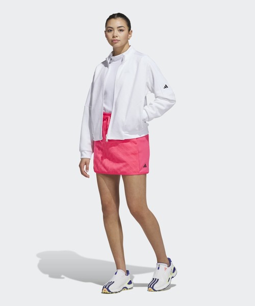 adidas(アディダス)の「クライマウォーム ジャカード パターンド フルジップ ジャケット【adidas Golf/アディダスゴルフ】(ブルゾン・レディース・ホワイト・XX-LARGE/LARGE/MEDIUM/SMALL/X-LARGE/X-SMALL)」の5枚目の写真