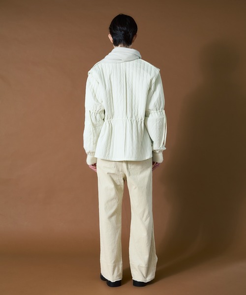 THE GOODLAND MARKET(ザグッドランドマーケット)の「cwtch CORDUROY WIDE PANTS(その他パンツ・レディース・ボルドー/アイボリー/ネイビー・2/1)」の7枚目の写真