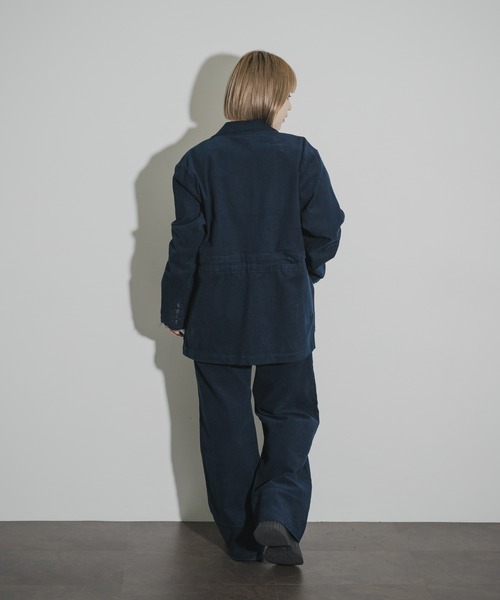 THE GOODLAND MARKET(ザグッドランドマーケット)の「cwtch CORDUROY WIDE PANTS(その他パンツ・レディース・ボルドー/アイボリー/ネイビー・2/1)」の17枚目の写真