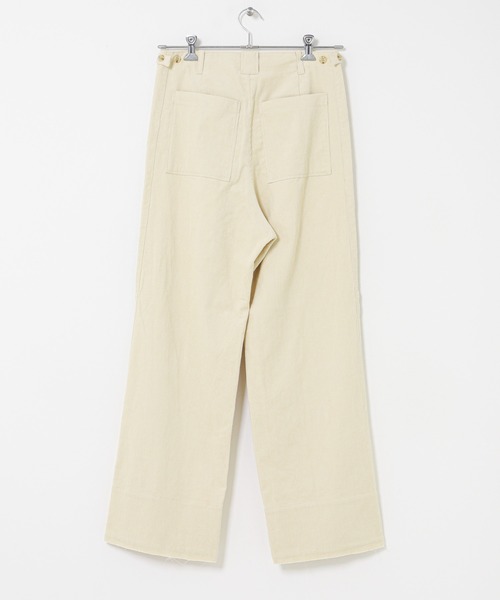 THE GOODLAND MARKET(ザグッドランドマーケット)の「cwtch CORDUROY WIDE PANTS(その他パンツ・レディース・ボルドー/アイボリー/ネイビー・2/1)」の22枚目の写真