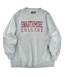 【USED】Y2K Champion "SWARTHMORE COLLEGE" リバースウィーブ スウェット