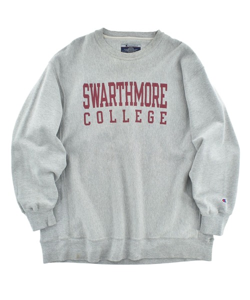 Champion(チャンピオン)の「【USED】Y2K Champion "SWARTHMORE COLLEGE" リバースウィーブ スウェット(スウェット・メンズ・グレー・X-LARGE)」の1枚目の写真