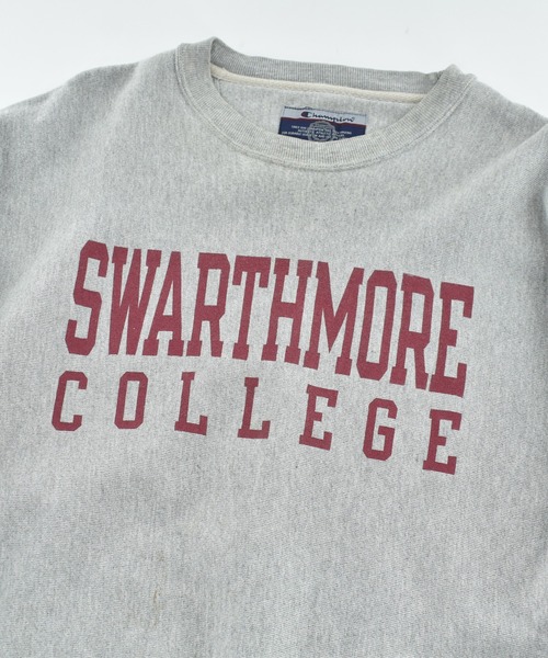 Champion(チャンピオン)の「【USED】Y2K Champion "SWARTHMORE COLLEGE" リバースウィーブ スウェット(スウェット・メンズ・グレー・X-LARGE)」の2枚目の写真