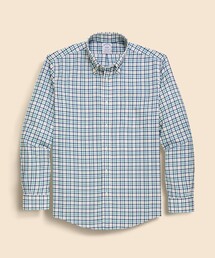 ノンアイロン ストレッチコットンツイル チェック カジュアルシャツ Regular Fit