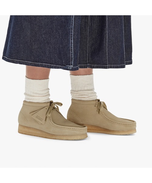 Clarks Originals(クラークスオリジナルズ)の「Wallabee Boot. / レディース ワラビーブーツ (メープルスエード)(ブーツ・レディース・ベージュ・UK4/UK6.5/UK5.5/UK6/UK3.5/UK3/UK4.5/UK5)」の8枚目の写真