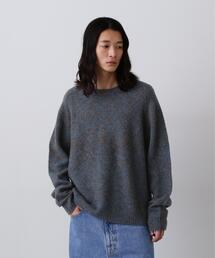 YLEVE / ITARIAN MERINO WOOL MELANGE KNIT PULL OVER