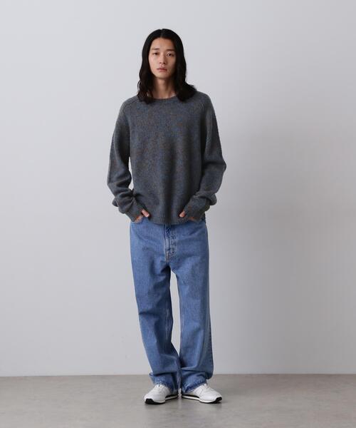 YLEVE(イレーヴ)の「YLEVE / ITARIAN MERINO WOOL MELANGE KNIT PULL OVER(ニット/セーター・メンズ・ネイビー/ブルー・5/4)」の3枚目の写真