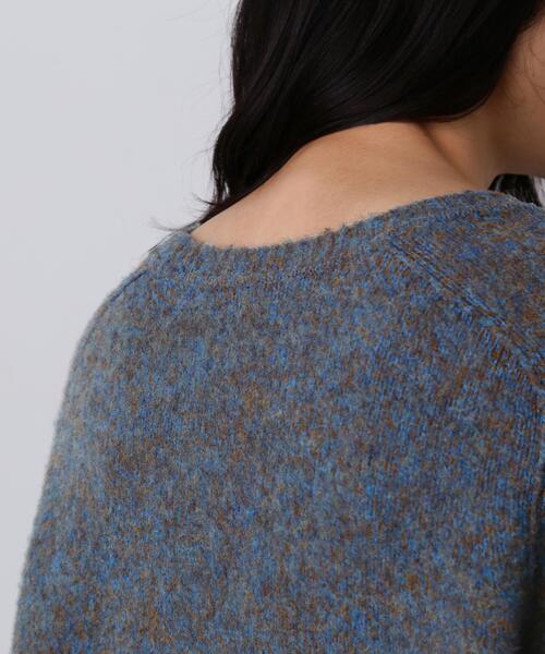 YLEVE(イレーヴ)の「YLEVE / ITARIAN MERINO WOOL MELANGE KNIT PULL OVER(ニット/セーター・メンズ・ネイビー/ブルー・5/4)」の10枚目の写真
