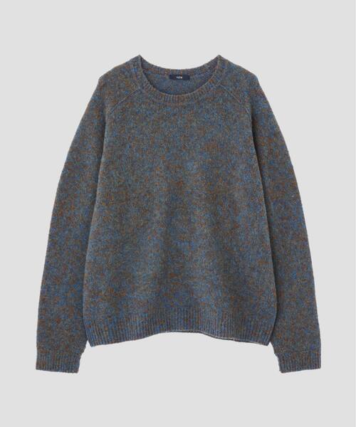 YLEVE(イレーヴ)の「YLEVE / ITARIAN MERINO WOOL MELANGE KNIT PULL OVER(ニット/セーター・メンズ・ネイビー/ブルー・5/4)」の11枚目の写真