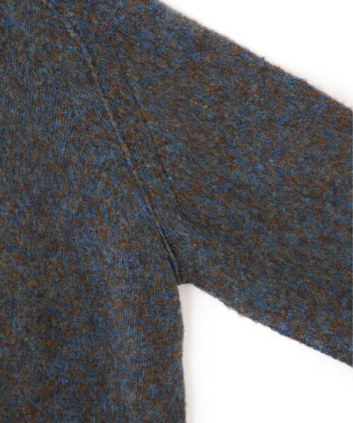 YLEVE(イレーヴ)の「YLEVE / ITARIAN MERINO WOOL MELANGE KNIT PULL OVER(ニット/セーター・メンズ・ネイビー/ブルー・5/4)」の13枚目の写真