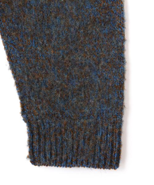 YLEVE(イレーヴ)の「YLEVE / ITARIAN MERINO WOOL MELANGE KNIT PULL OVER(ニット/セーター・メンズ・ネイビー/ブルー・5/4)」の14枚目の写真