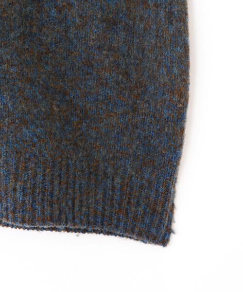 YLEVE(イレーヴ)の「YLEVE / ITARIAN MERINO WOOL MELANGE KNIT PULL OVER(ニット/セーター・メンズ・ネイビー/ブルー・5/4)」の15枚目の写真