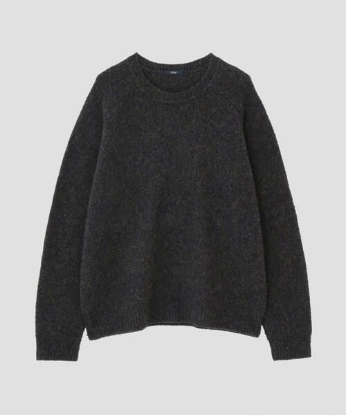 YLEVE(イレーヴ)の「YLEVE / ITARIAN MERINO WOOL MELANGE KNIT PULL OVER(ニット/セーター・メンズ・ネイビー/ブルー・5/4)」の19枚目の写真
