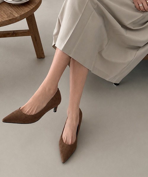 SAPPUN(サプン)の「Cameli(カメリ)スエードヒールパンプス(5cm)(220-65212)SAPPUN(サプン)(パンプス・レディース・ブラウン/ブラック/グレー/ブルー・23.5/23/22.5/22/24.5/24/25)」の8枚目の写真
