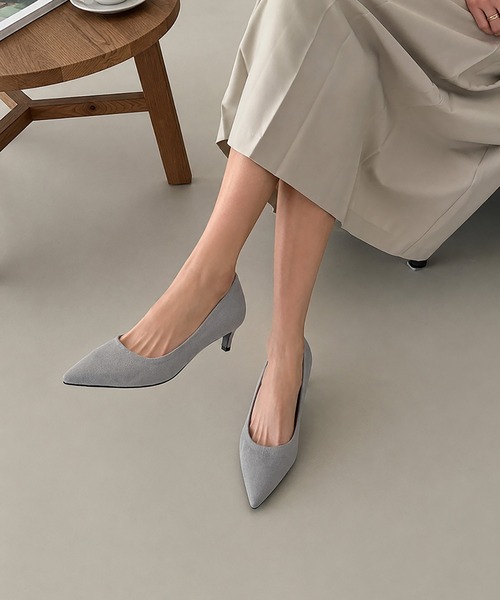 SAPPUN(サプン)の「Cameli(カメリ)スエードヒールパンプス(5cm)(220-65212)SAPPUN(サプン)(パンプス・レディース・ブラウン/ブラック/グレー/ブルー・23.5/23/22.5/22/24.5/24/25)」の9枚目の写真