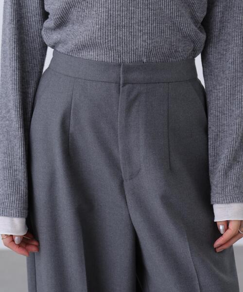 FREE'S MART（フリーズマート）の「◆レースセットストレートワイドパンツ（その他パンツ・レディース・ブラウン/グレー・SMALL/MEDIUM）」の8枚目の写真