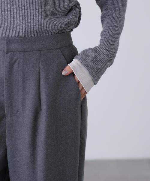 FREE'S MART（フリーズマート）の「◆レースセットストレートワイドパンツ（その他パンツ・レディース・ブラウン/グレー・SMALL/MEDIUM）」の9枚目の写真