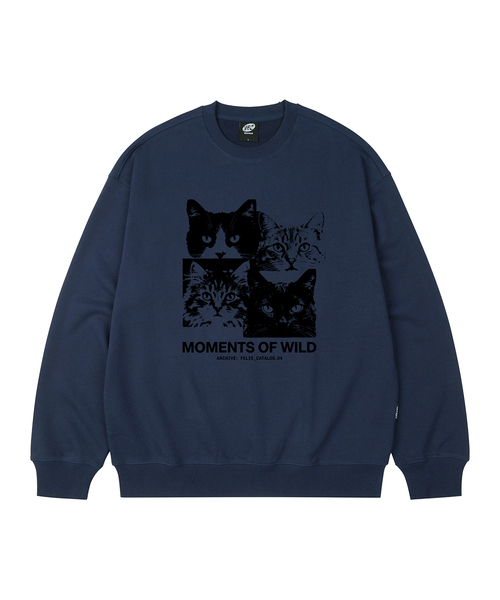 WILDROCK(ワイルドロック)の「MOMENTS OF WILD オーバーサイズ スウェット_9 COL(スウェット・レディース・ネイビー/ブルー/ダークグレー/チャコール/ピンク/ブラウン/ベージュ/アイボリー/ブラック・LARGE/SMALL/MEDIUM)」の7枚目の写真