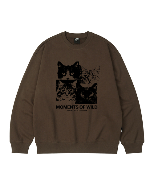 WILDROCK(ワイルドロック)の「MOMENTS OF WILD オーバーサイズ スウェット_9 COL(スウェット・レディース・ネイビー/ブルー/ダークグレー/チャコール/ピンク/ブラウン/ベージュ/アイボリー/ブラック・LARGE/SMALL/MEDIUM)」の6枚目の写真