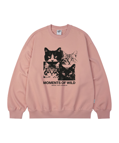 WILDROCK(ワイルドロック)の「MOMENTS OF WILD オーバーサイズ スウェット_9 COL(スウェット・レディース・ネイビー/ブルー/ダークグレー/チャコール/ピンク/ブラウン/ベージュ/アイボリー/ブラック・LARGE/SMALL/MEDIUM)」の9枚目の写真