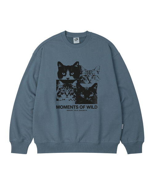 WILDROCK(ワイルドロック)の「MOMENTS OF WILD オーバーサイズ スウェット_9 COL(スウェット・レディース・ネイビー/ブルー/ダークグレー/チャコール/ピンク/ブラウン/ベージュ/アイボリー/ブラック・LARGE/SMALL/MEDIUM)」の8枚目の写真