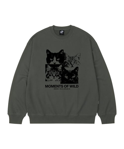 WILDROCK(ワイルドロック)の「MOMENTS OF WILD オーバーサイズ スウェット_9 COL(スウェット・レディース・ネイビー/ブルー/ダークグレー/チャコール/ピンク/ブラウン/ベージュ/アイボリー/ブラック・LARGE/SMALL/MEDIUM)」の5枚目の写真