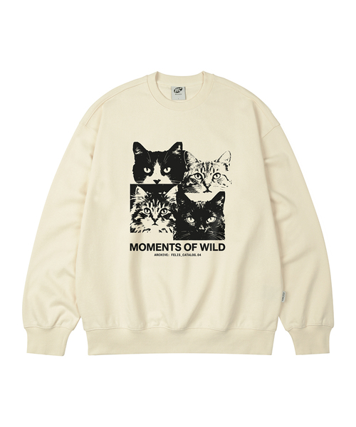 WILDROCK(ワイルドロック)の「MOMENTS OF WILD オーバーサイズ スウェット_9 COL(スウェット・レディース・ネイビー/ブルー/ダークグレー/チャコール/ピンク/ブラウン/ベージュ/アイボリー/ブラック・LARGE/SMALL/MEDIUM)」の2枚目の写真
