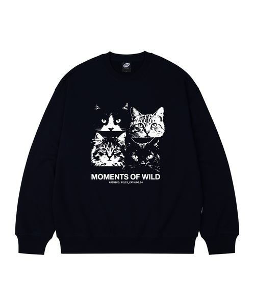 WILDROCK(ワイルドロック)の「MOMENTS OF WILD オーバーサイズ スウェット_9 COL(スウェット・レディース・ネイビー/ブルー/ダークグレー/チャコール/ピンク/ブラウン/ベージュ/アイボリー/ブラック・LARGE/SMALL/MEDIUM)」の3枚目の写真