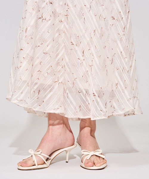 ME COUTURE（ミークチュール）の「25th シアーノスタルフルールスカート（スカート・レディース・アイボリー/ライトブルー・1/0）」の13枚目の写真