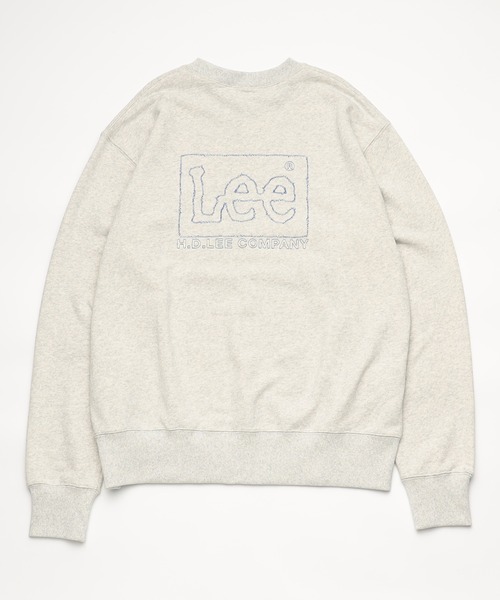 Lee(リー)の「Lee/リー BACK EMBROIDERY SEWAT/ バック刺繍スウェット【親子】(スウェット・メンズ・ネイビー/ホワイト/ブラック/グレー・LARGE/SMALL/X-LARGE/MEDIUM)」の4枚目の写真