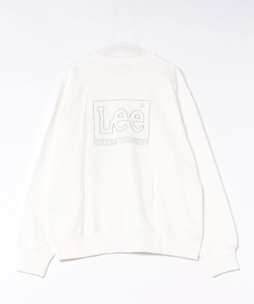 Lee(リー)の「Lee/リー BACK EMBROIDERY SEWAT/ バック刺繍スウェット【親子】(スウェット・メンズ・ネイビー/ホワイト/ブラック/グレー・LARGE/SMALL/X-LARGE/MEDIUM)」の2枚目の写真