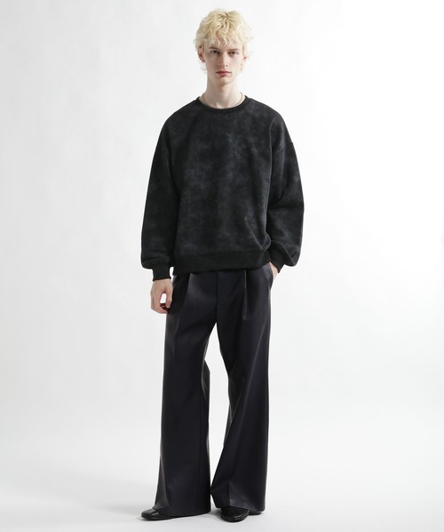 HARE（ハレ）の「フラワーアートピグメントバックプリントスウェット(HARE)（スウェット・メンズ・グレー/レッド/ブラック・FREE）」の4枚目の写真