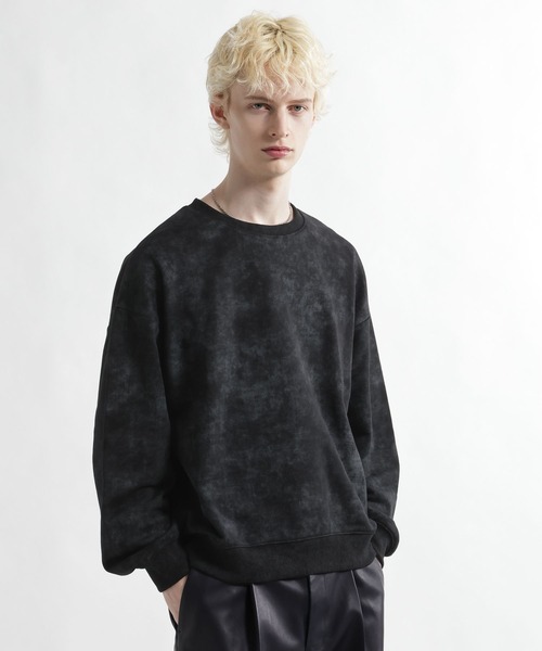 HARE（ハレ）の「フラワーアートピグメントバックプリントスウェット(HARE)（スウェット・メンズ・グレー/レッド/ブラック・FREE）」の14枚目の写真
