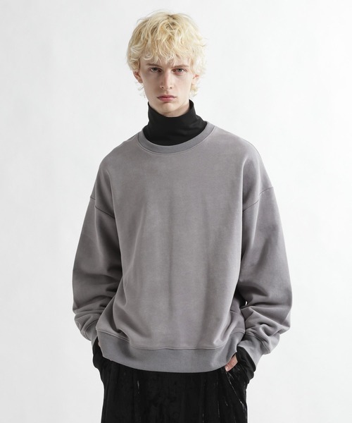 HARE（ハレ）の「フラワーアートピグメントバックプリントスウェット(HARE)（スウェット・メンズ・グレー/レッド/ブラック・FREE）」の15枚目の写真