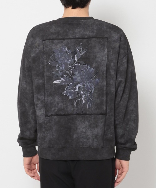 HARE（ハレ）の「フラワーアートピグメントバックプリントスウェット(HARE)（スウェット・メンズ・グレー/レッド/ブラック・FREE）」の21枚目の写真