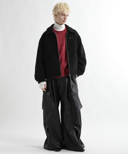 HARE（ハレ）の「フラワーアートピグメントバックプリントスウェット(HARE)（スウェット・メンズ・グレー/レッド/ブラック・FREE）」の12枚目の写真
