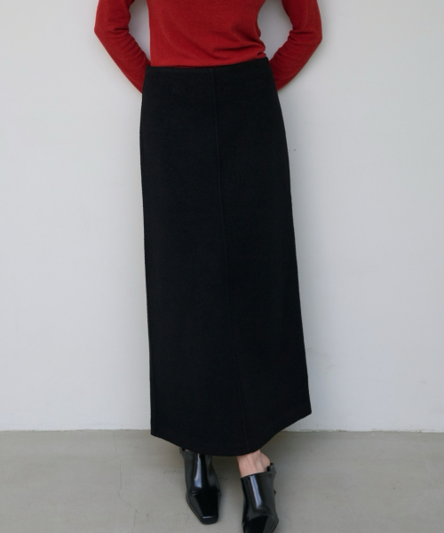 OYY（オーワイワイ）の「カエル ウール マキシロング スカート_ブラック（スカート・レディース・ブラック・SMALL/MEDIUM）」の5枚目の写真