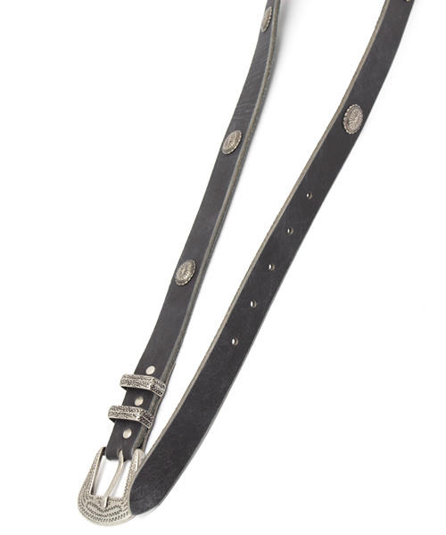 CIAOPANIC TYPY（チャオパニックティピー）の「コンチョレザーベルト（ベルト・メンズ・ブラウン/ブラック・FREE）」の4枚目の写真