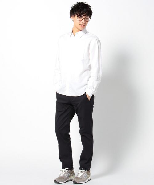 SHIPS（シップス）の「SC: SHIPS(シップス) スーピマコットン "春夏仕様" ストレッチ スリムテーパード チノパンツ（チノパンツ・メンズ・ベージュ/オリーブ/ネイビー・31/30/32/33/34/29）」の5枚目の写真