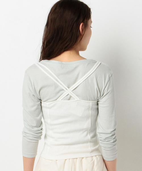 Another Edition(アナザーエディション)の「スパンテレコキャミソール/AEMFC TCスパンテレコキャミ◆(キャミソール・レディース・ホワイト/ブラック/ベージュ/ネイビー・FREE)」の18枚目の写真