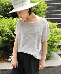 Noble | ギマコットン ドチガイテンジク2WAYプルオーバー◆(ニット/セーター)