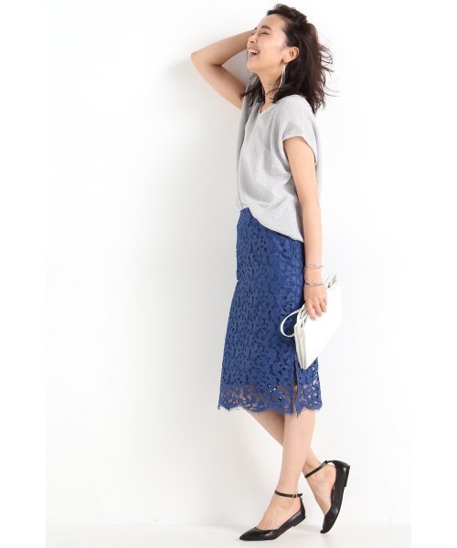 Noble（ノーブル）の「ギマコットン ドチガイテンジク2WAYプルオーバー◆（ニット/セーター・レディース・ベージュ/ライトグレー/ブラック・FREE）」の7枚目の写真