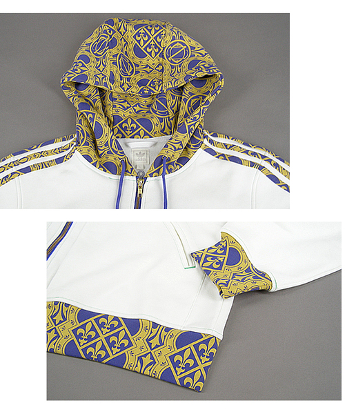 adidas(アディダス)の「NEW ORLEANS ZIP HOODY(パーカー・メンズ・ホワイト・XX-LARGE/LARGE/X-LARGE)」の3枚目の写真