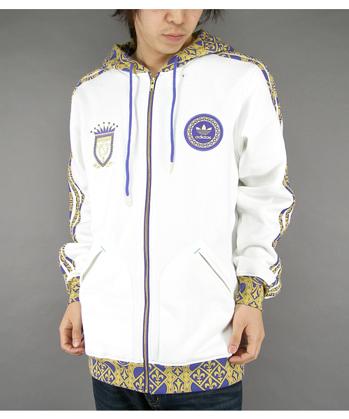 adidas(アディダス)の「NEW ORLEANS ZIP HOODY(パーカー・メンズ・ホワイト・XX-LARGE/LARGE/X-LARGE)」の7枚目の写真