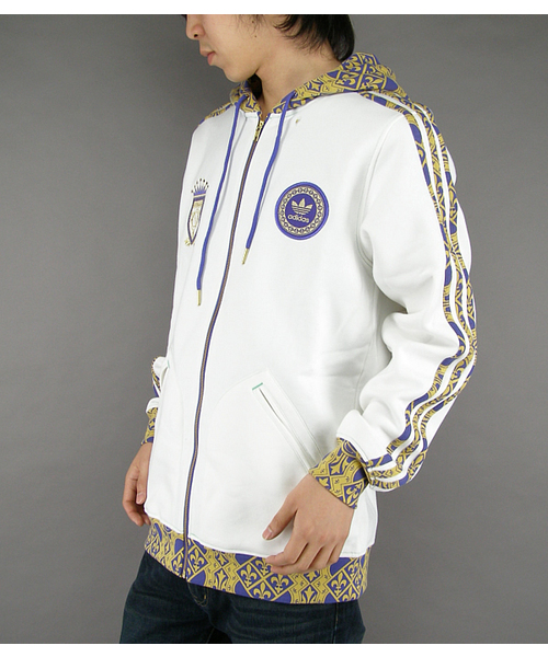 adidas(アディダス)の「NEW ORLEANS ZIP HOODY(パーカー・メンズ・ホワイト・XX-LARGE/LARGE/X-LARGE)」の8枚目の写真