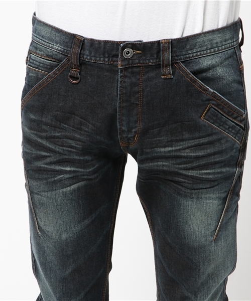 NICOLE CLUB FOR MEN（ニコルクラブフォーメン）の「ライクラストレッチデニムパンツ（デニムパンツ・メンズ・ホワイト/ネイビー/ターコイズブルー・LARGE/X-LARGE/MEDIUM/SMALL）」の12枚目の写真