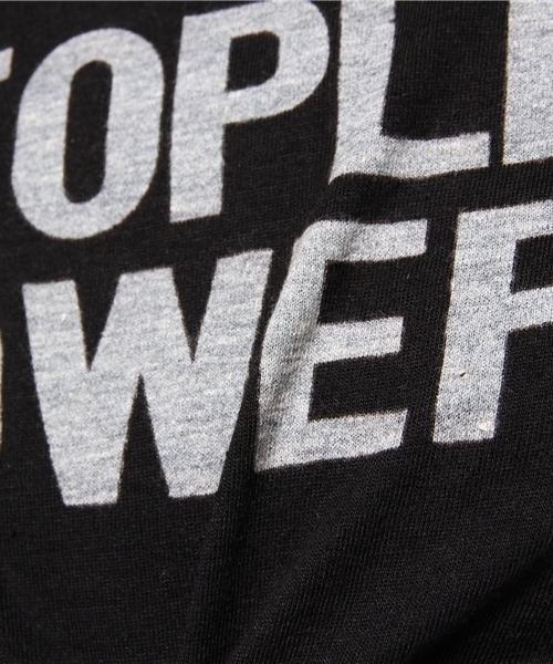 MOUSSY（マウジー）の「PEOPLE POWER RINGER TSJ（Tシャツ/カットソー・レディース・ホワイト/イエロー/ブラック・1/2）」の8枚目の写真