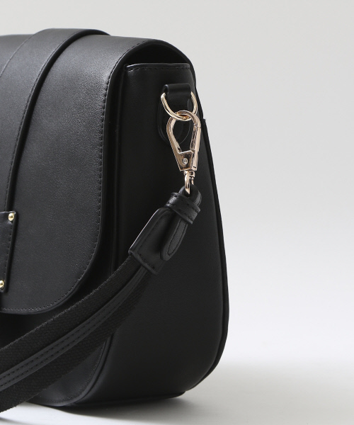 LOWELL things（ロウェル　シングス）の「配色サドルBAG（ショルダーバッグ・レディース・ブラック/ワイン/カーキ・FREE）」の9枚目の写真